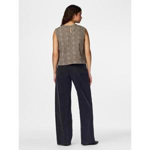Pieces Salume Blue Denim Top